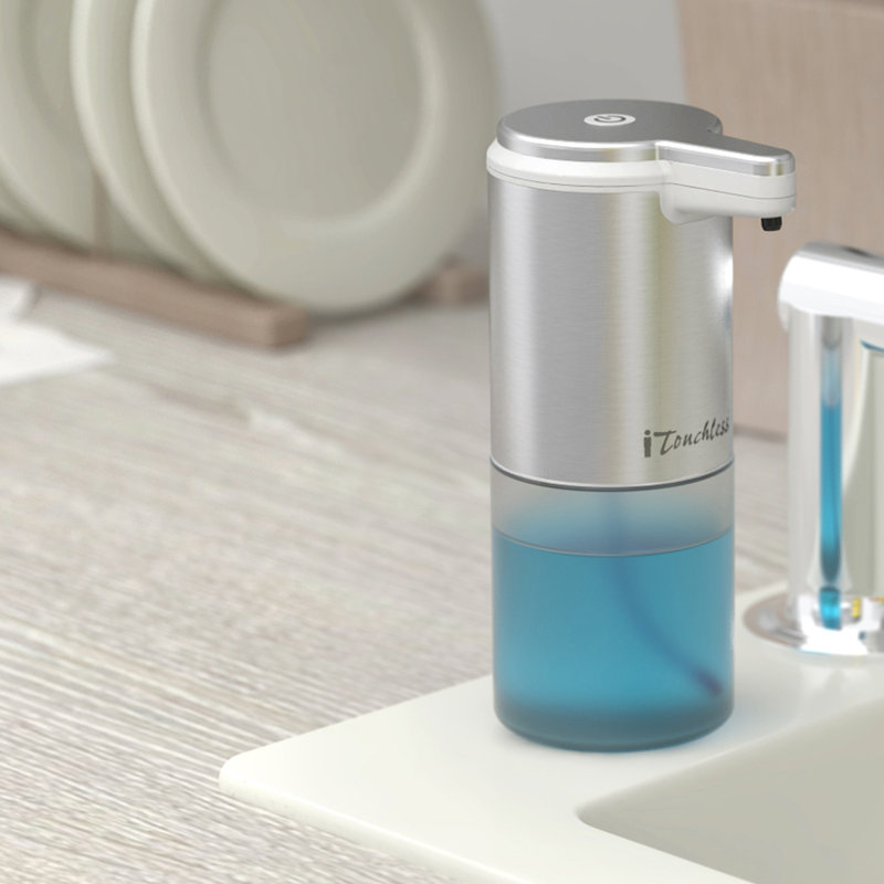 itouchless Automatic Stainless Steel Foaming Soap Dispenser & Reviews Wayfair